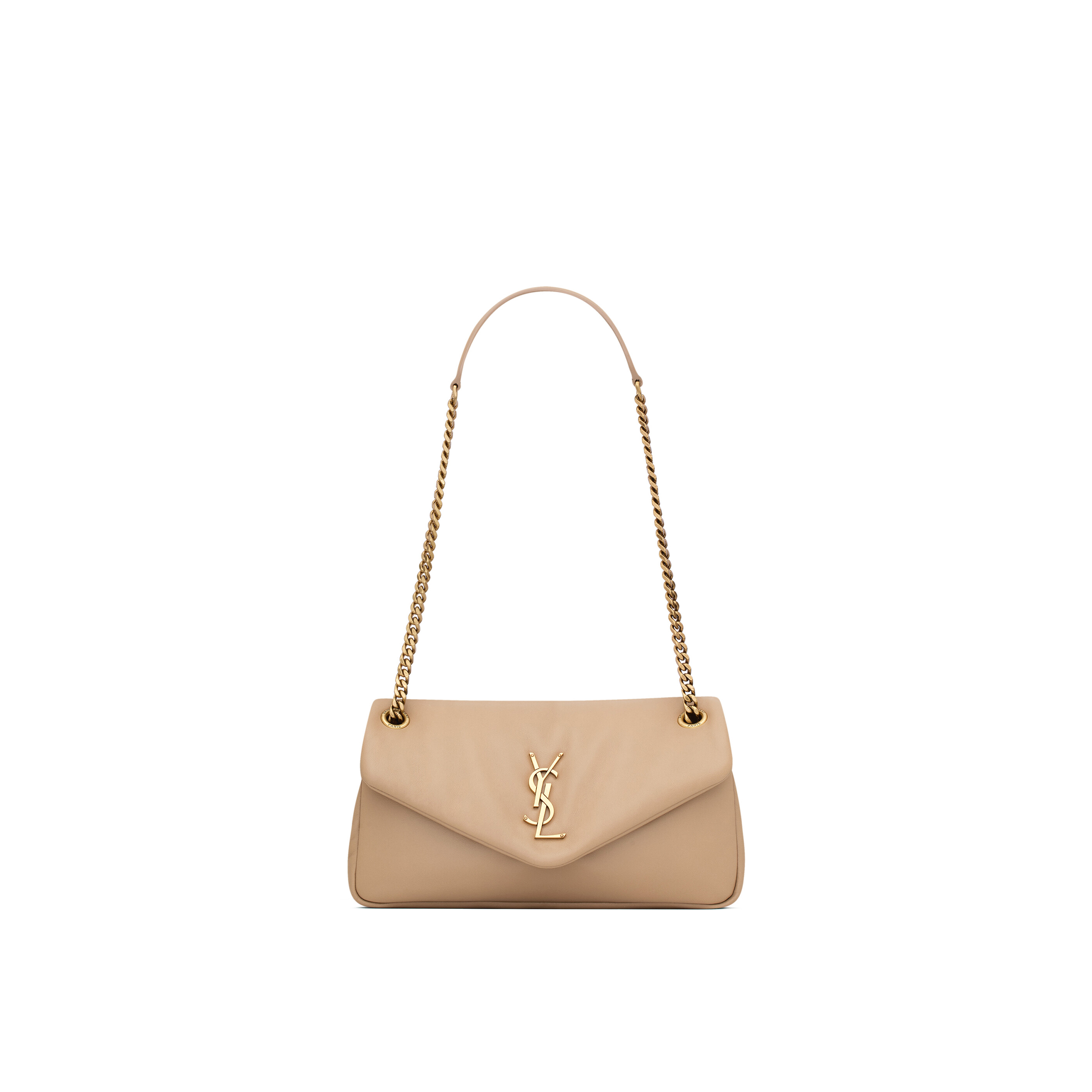YSL CALYPSO SMALL IN PLUNGED LAMBSKIN 734153AACQO2646 (26*14*7cm) YSL CALYPSO SMALL IN PLUNGED LAMBSKIN 734153AACQO2646 (26*14*7cm)